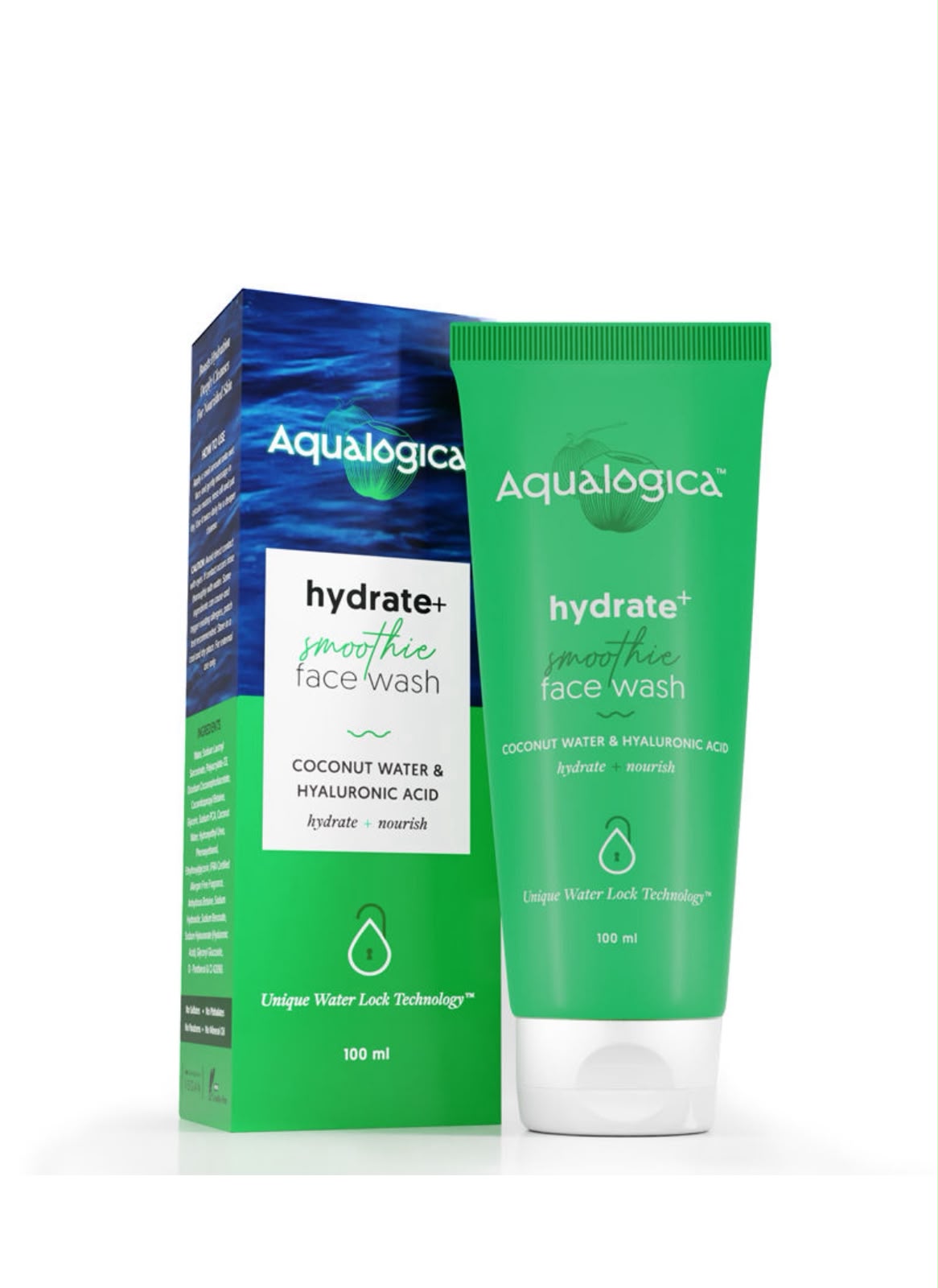 Aqualogica Hydrate+ Smoothie Face Wash with Coconut Water & Hyaluronic Acid