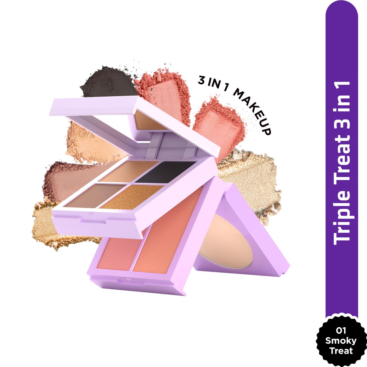 GLAM21 Triple Treat Face & Eyes Stacked Palette